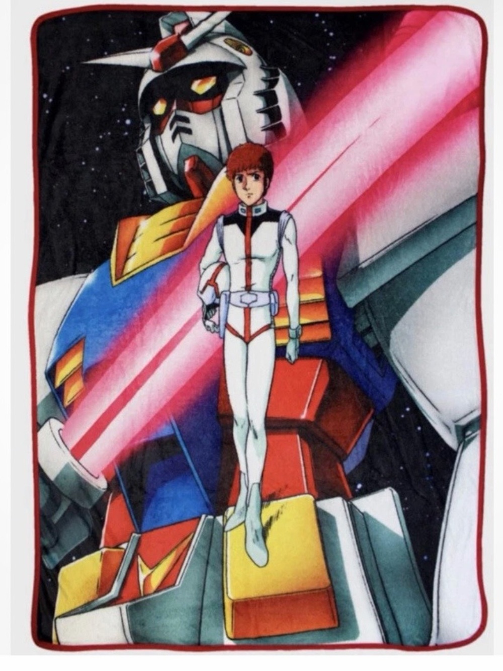 Blanket 60”45” Mobile Suit Gundam Galaxy Throw